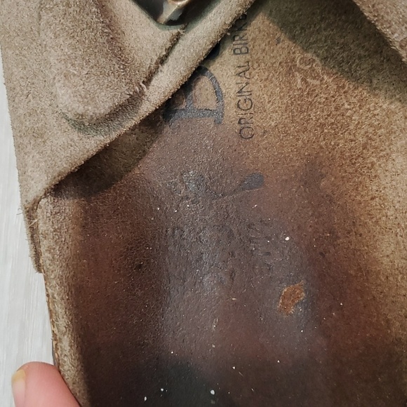 Birkenstock Betula Women Arizona Taupe Sandals Flats shoes sz 37/6 - Picture 11 of 12